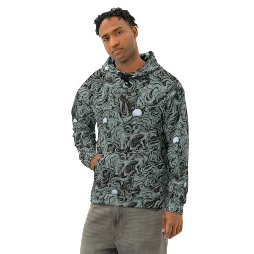 Caruso Swirl on a Cotton Hoodie