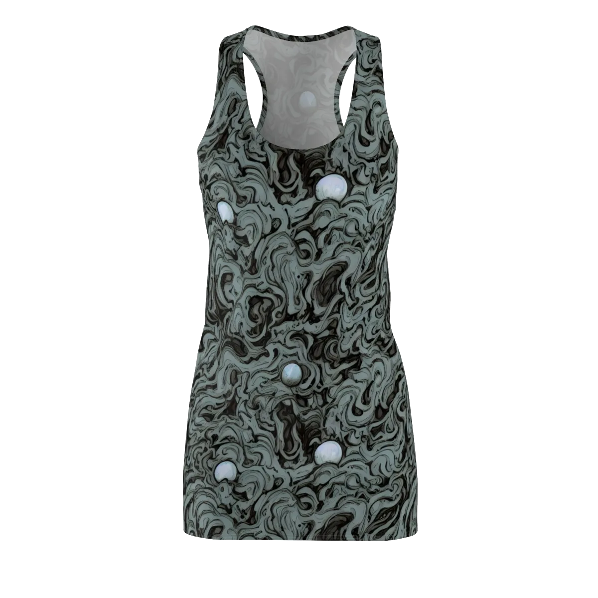 Caruso Swirl on Racerback Dress — Front