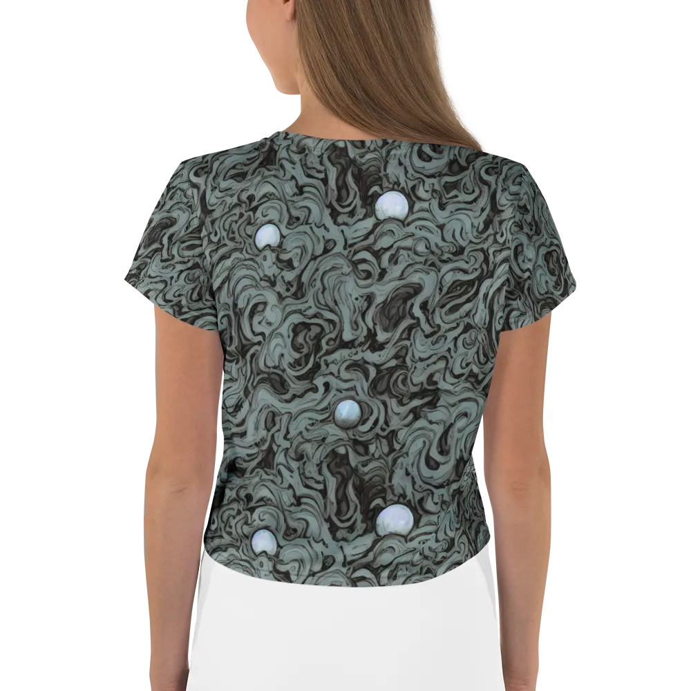 Caruso Swirl on Crop Tee — Back
