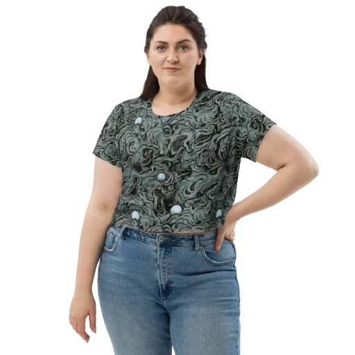 Caruso Swirl on a Crop Tee