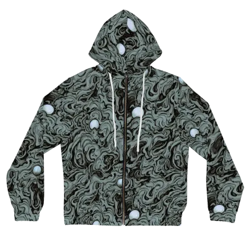 Caruso Swirl on a Women's Full-Zip Hoodie