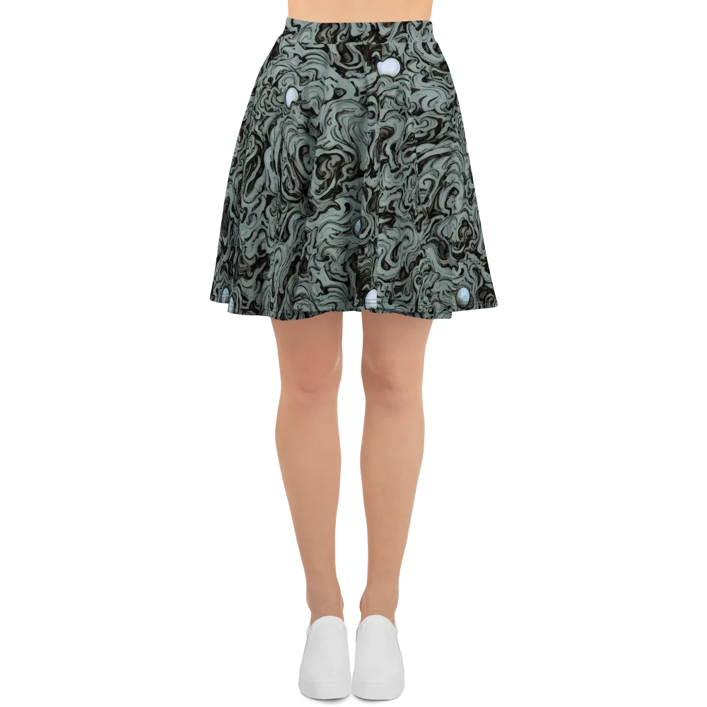 Caruso Swirl on Skater Skirt — Front