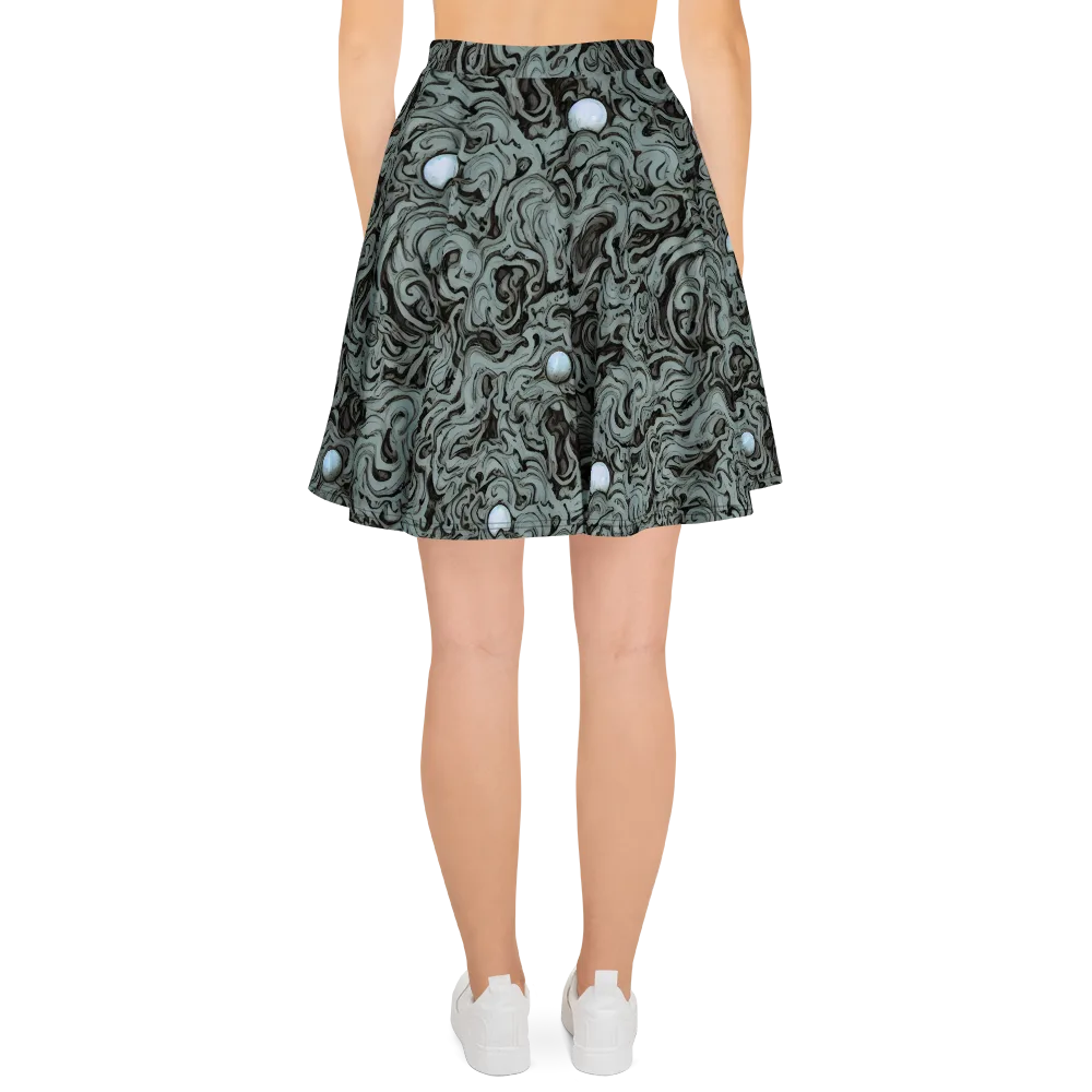 Caruso Swirl on Skater Skirt — Back