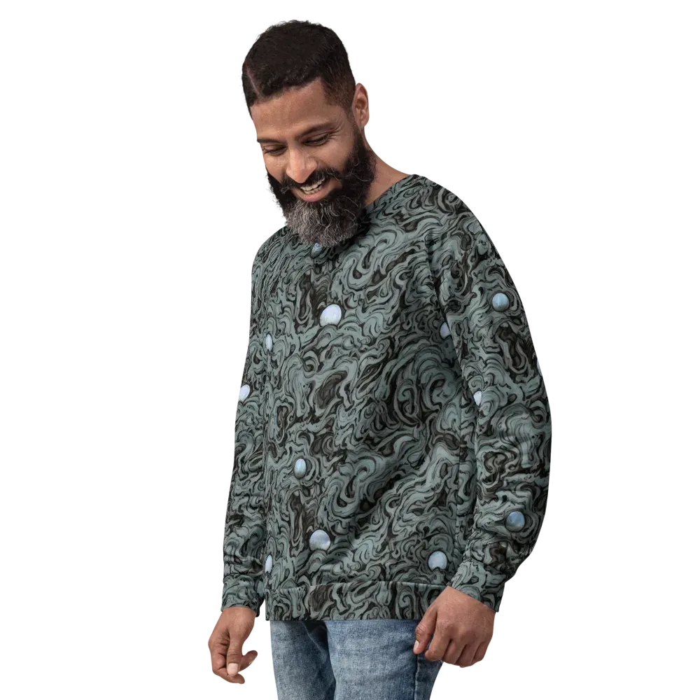 Caruso Swirl on Sweatshirt — Left Front