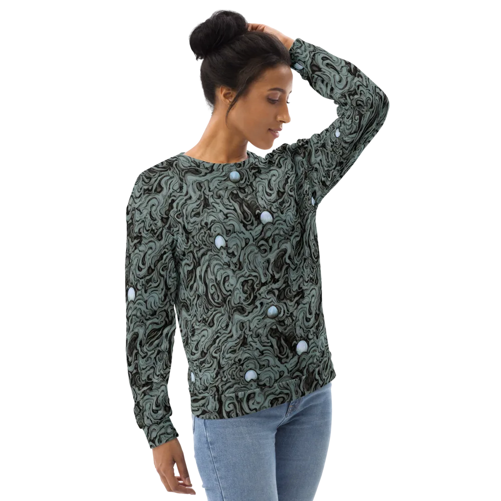Caruso Swirl on Sweatshirt — Right Front