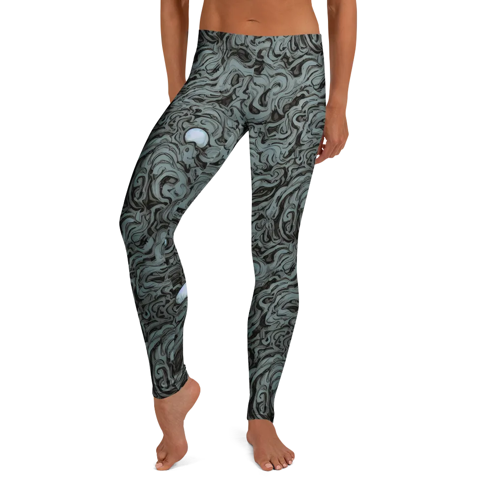 Caruso Swirl on Leggings — Front