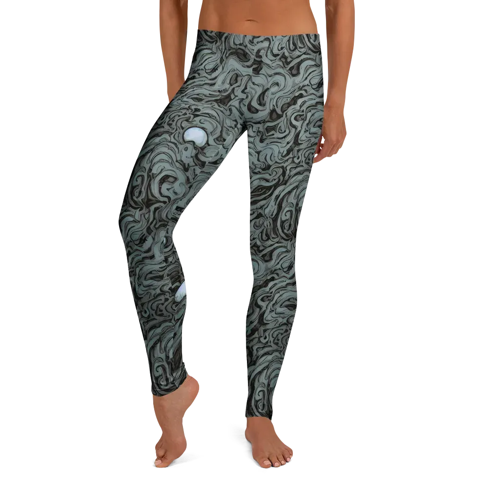 Caruso Swirl on Leggings — Front