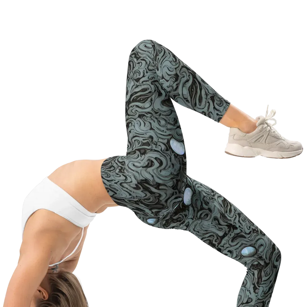 Caruso Swirl on Leggings — Right