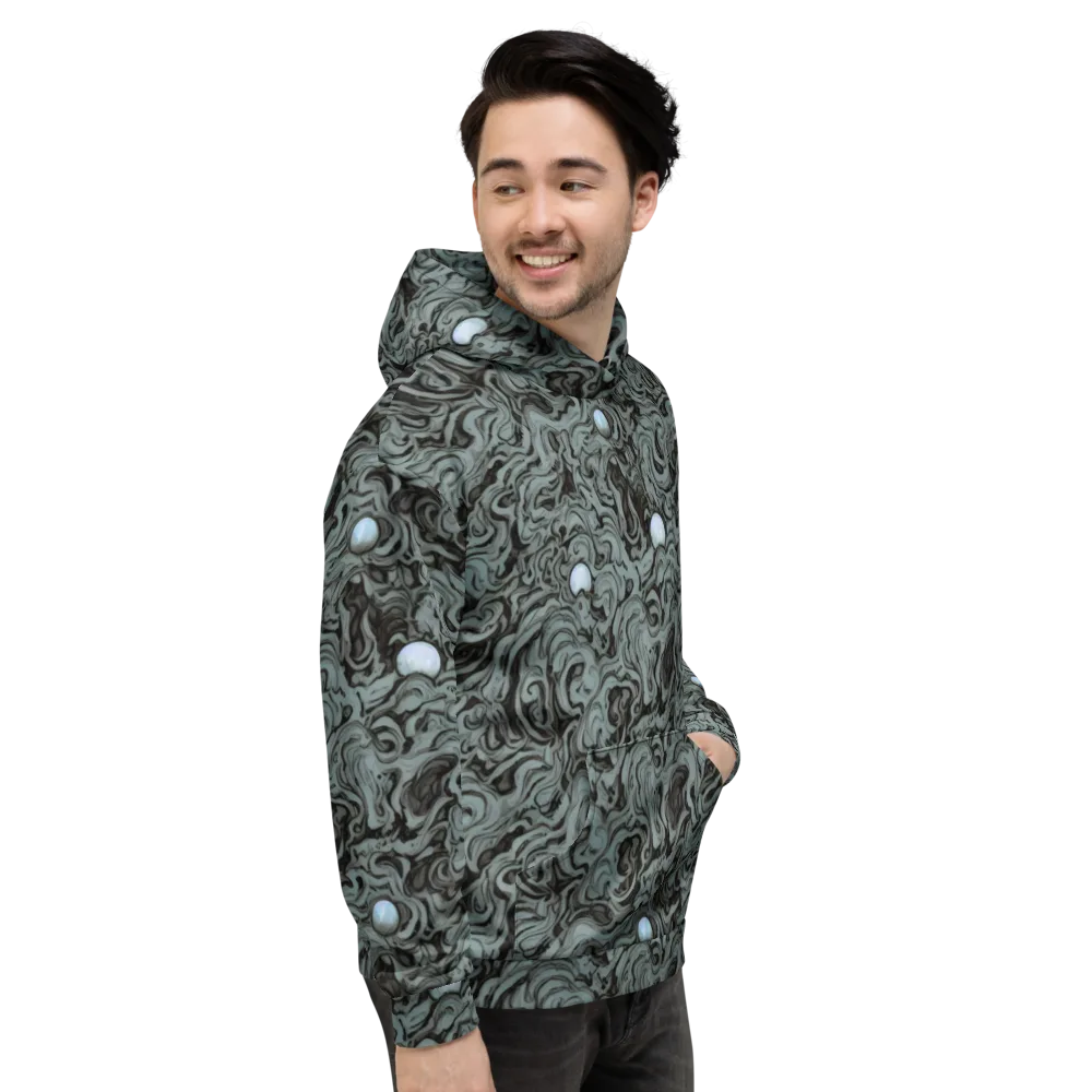 Caruso Swirl on Hoodie — Right