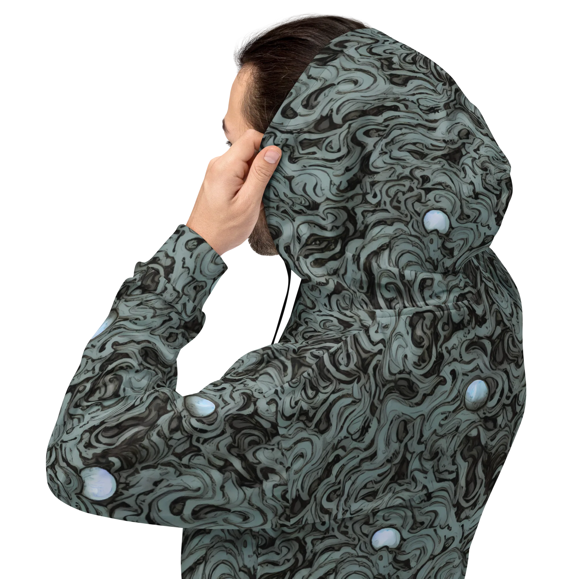 Caruso Swirl on Hoodie — Back
