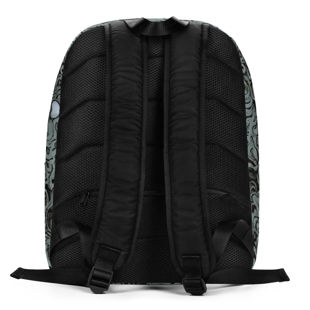 Caruso Swirl on Minimalist Backpack — Back