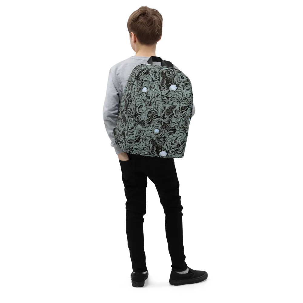 Caruso Swirl on Minimalist Backpack — Right Front