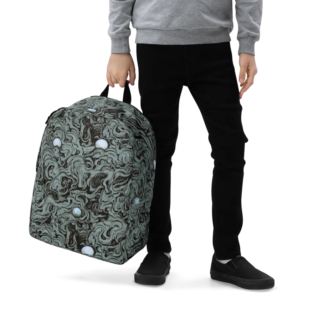 Caruso Swirl on Minimalist Backpack — Zoomed-in