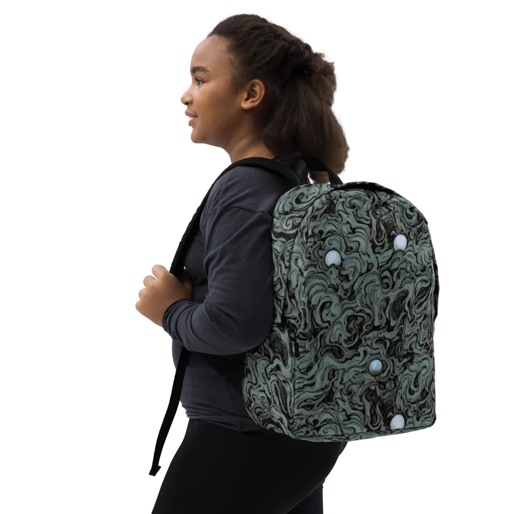 Caruso Swirl on Minimalist Backpack — Right Front