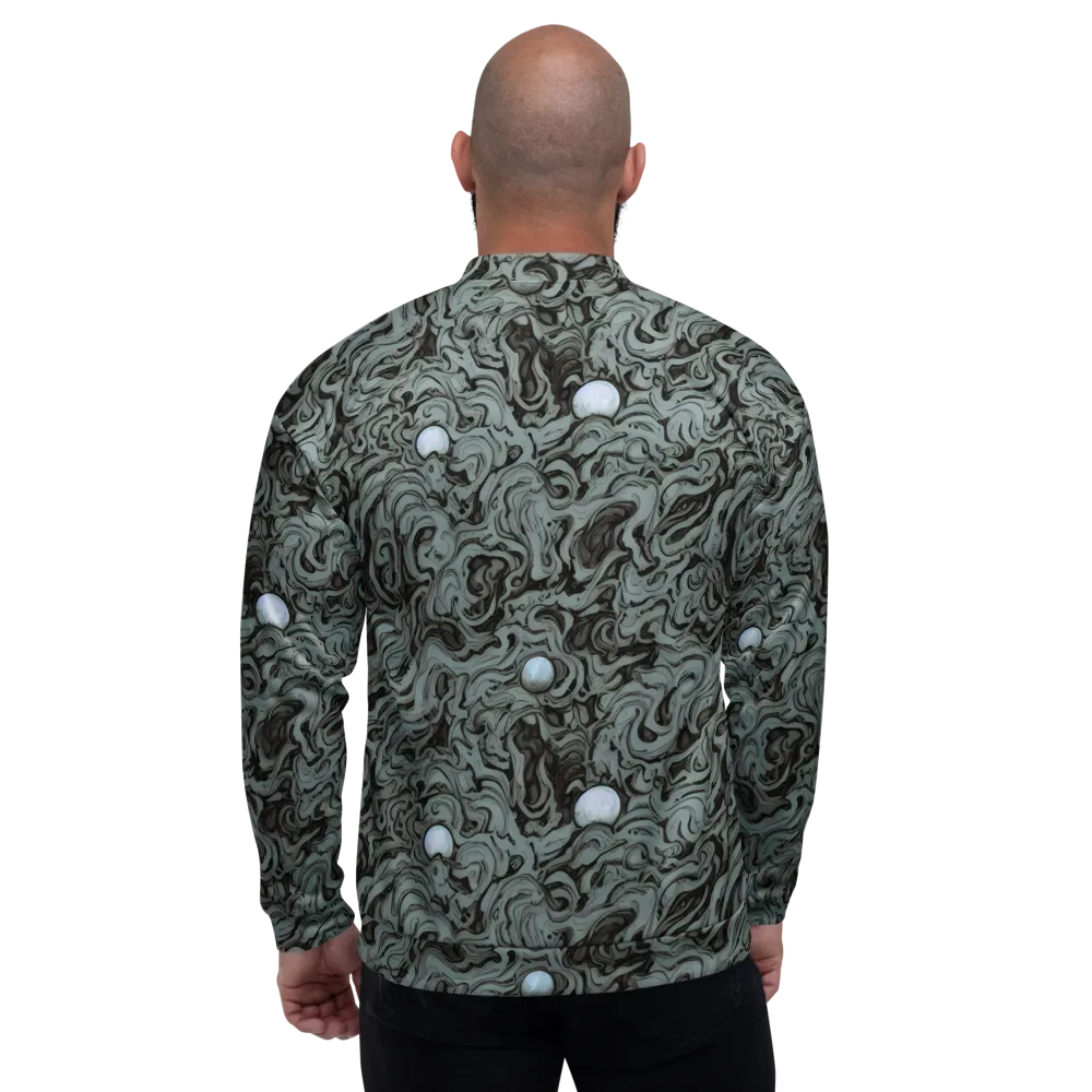 Caruso Swirl on Bomber Jacket — Back