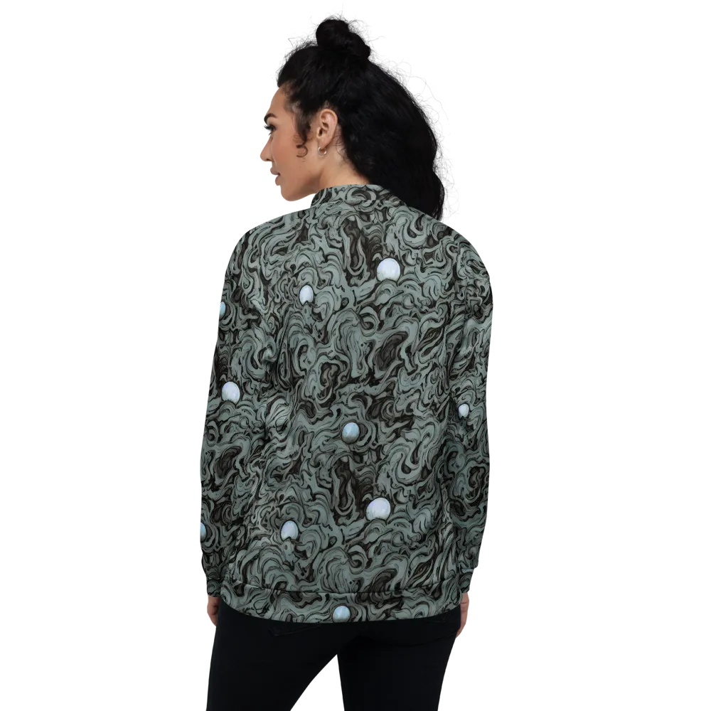 Caruso Swirl on Bomber Jacket — Back