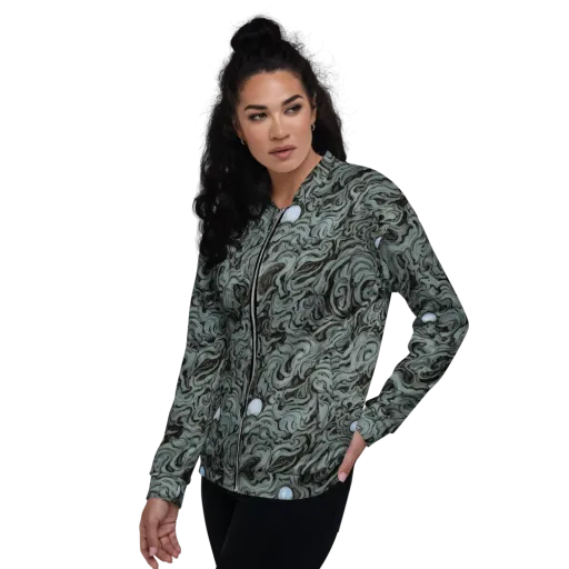 Caruso Swirl on a Bomber Jacket