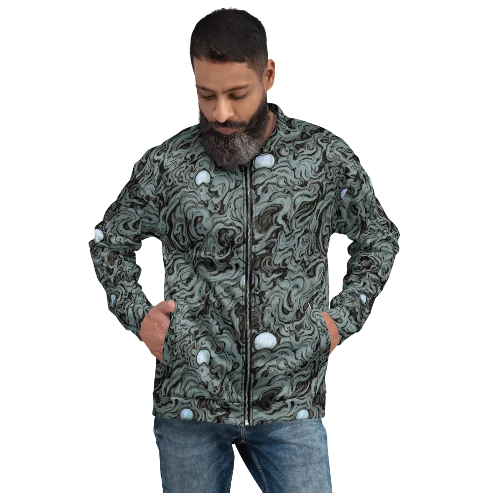 Caruso Swirl on Bomber Jacket — Front