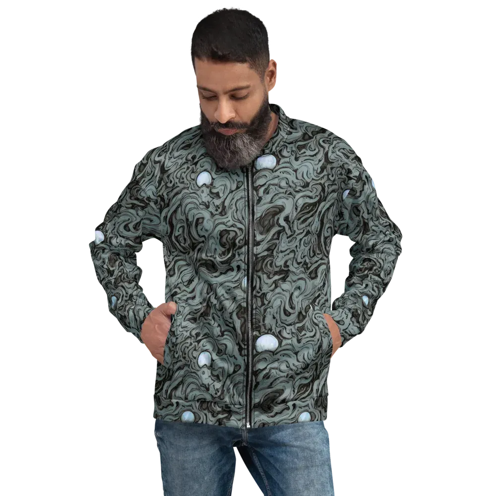 Caruso Swirl on Bomber Jacket — Front