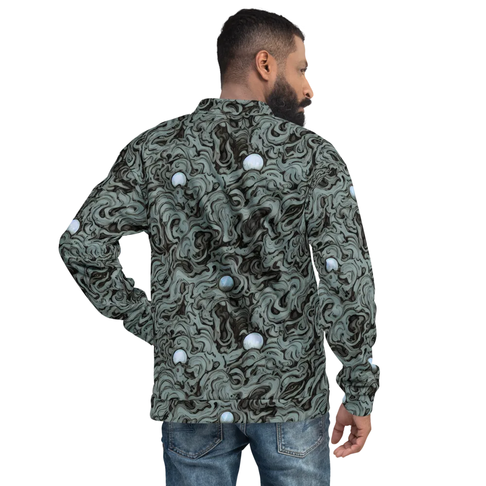 Caruso Swirl on Bomber Jacket — Back