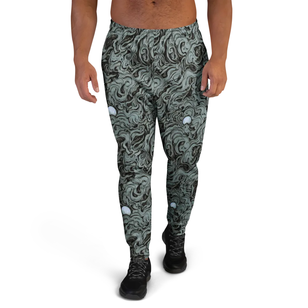 Caruso Swirl on Men's Joggers — Front