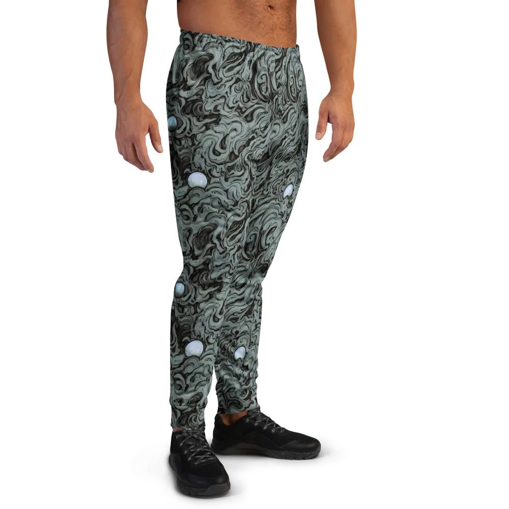 Caruso Swirl on Men's Joggers — Right