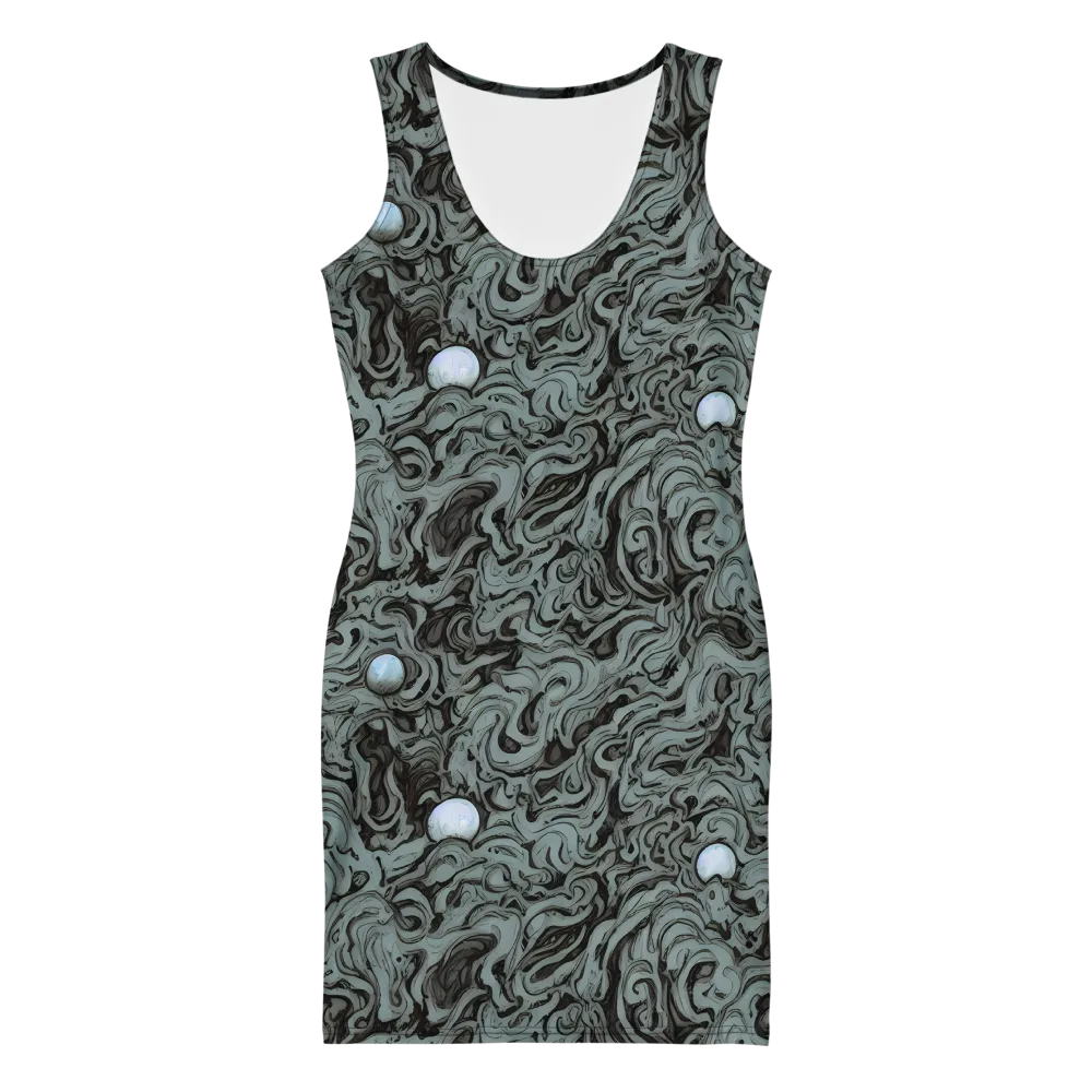 Caruso Swirl on Bodycon Dress — Front