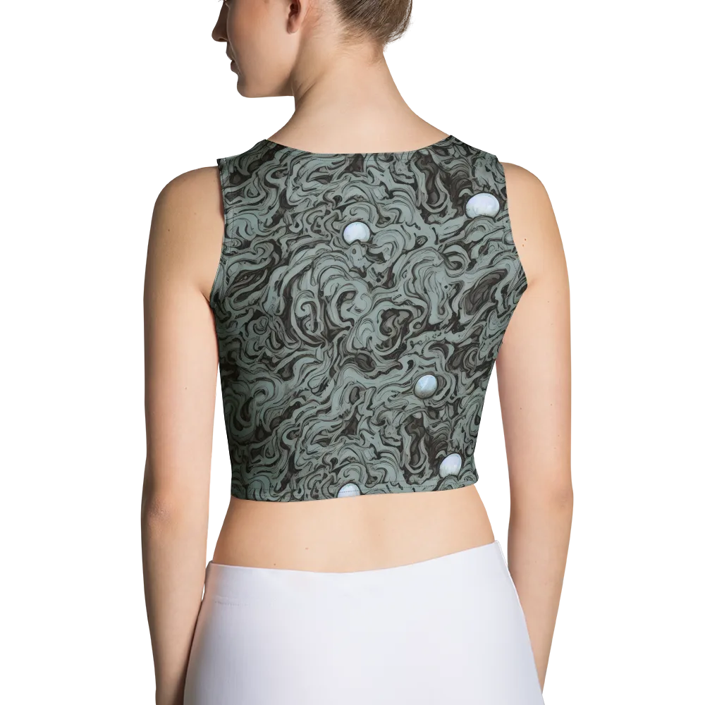 Caruso Swirl on Crop Top — Back