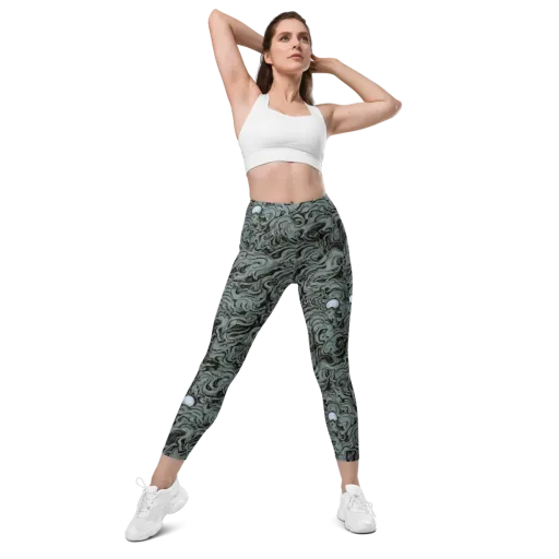 Caruso Swirl on a Leggings with Pockets