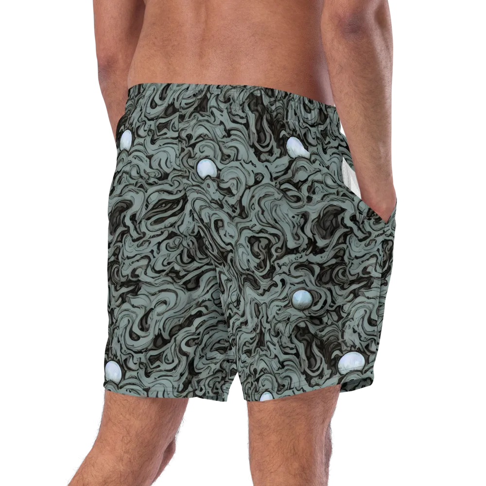 Caruso Swirl on Swim Trunks — Right Back