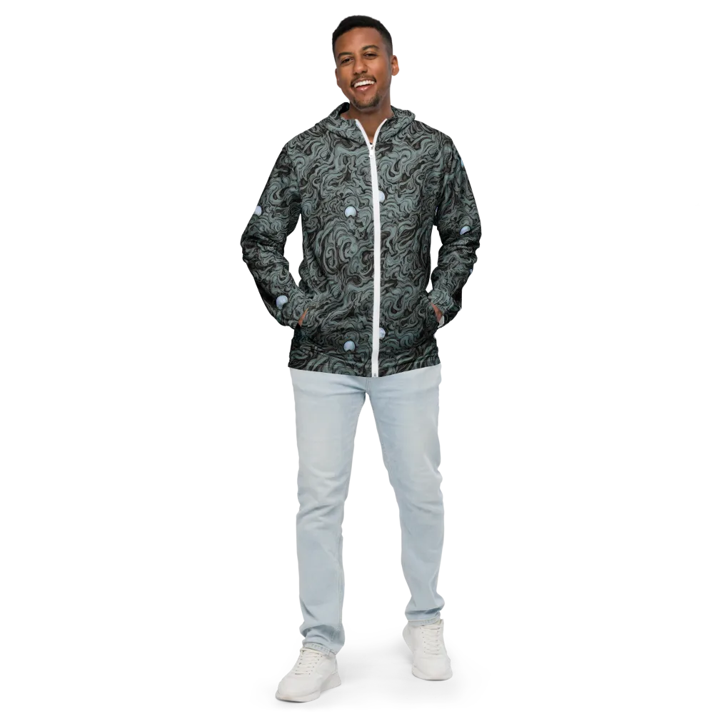 Caruso Swirl on Men's Windbreaker — Front