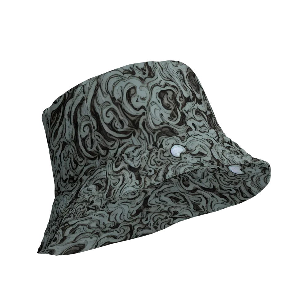 Caruso Swirl on Reversible Bucket Hat — Product details Outside
