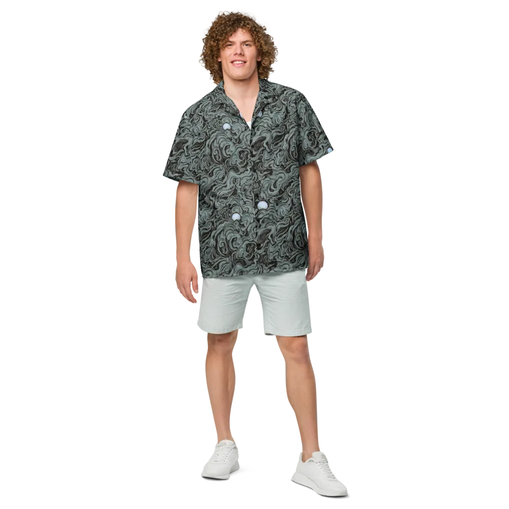 Caruso Swirl on Button Shirt — Front