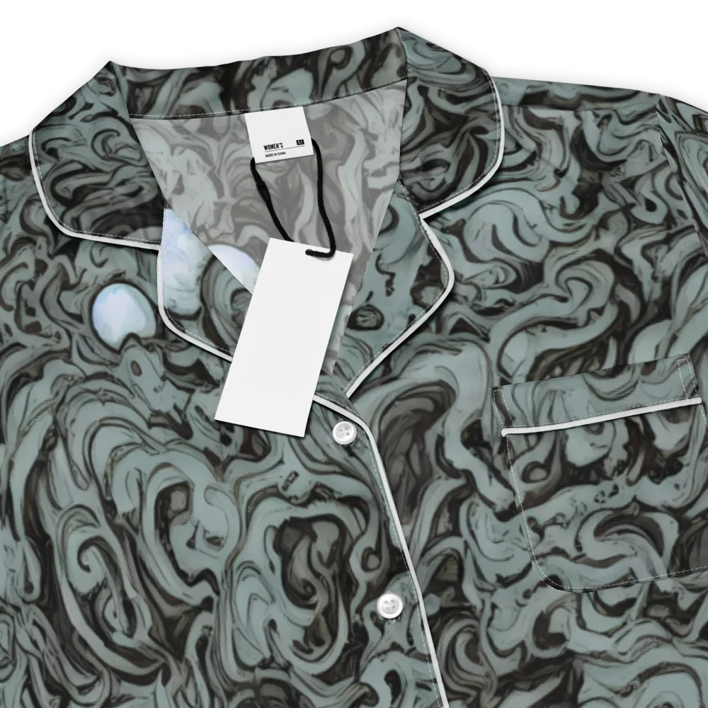 Caruso Swirl on Women's Short Sleeve Pajama Top — Product details