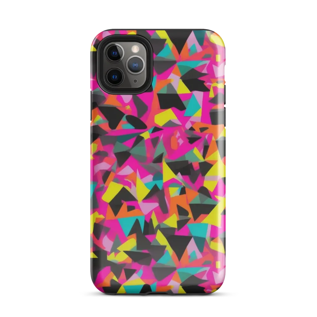Afterparty Geometry on Tough Case for iPhone® — Front