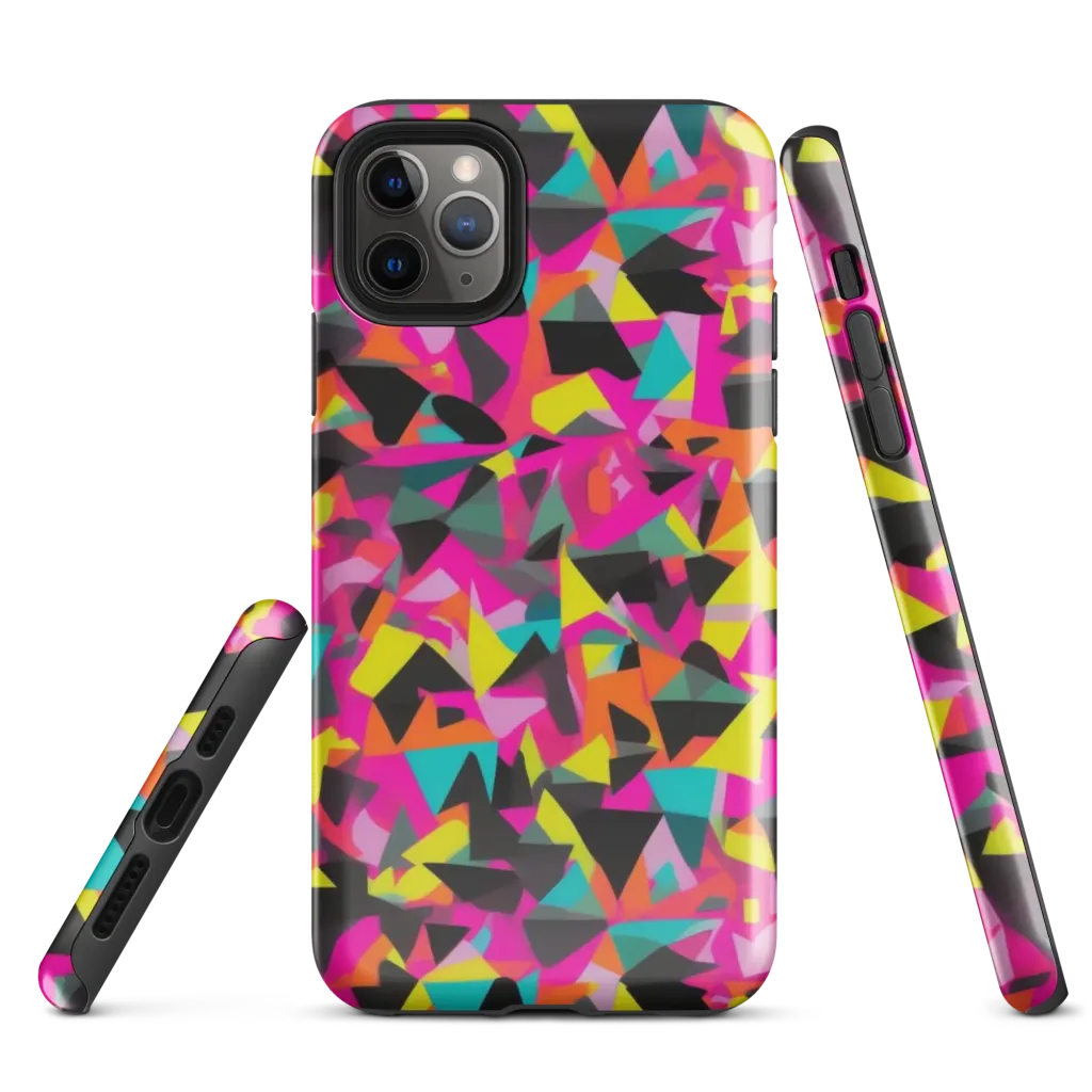 Afterparty Geometry on Tough Case for iPhone® — Front