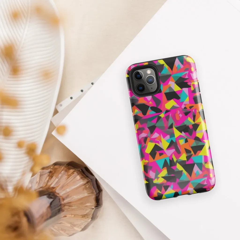 Afterparty Geometry on Tough Case for iPhone® — Front