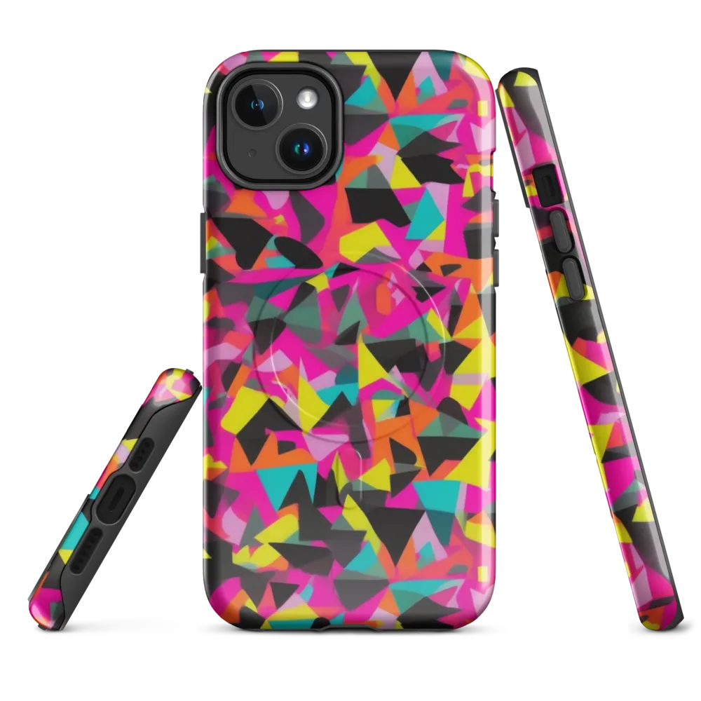 Afterparty Geometry on MagSafe Tough Case for iPhone® — Front