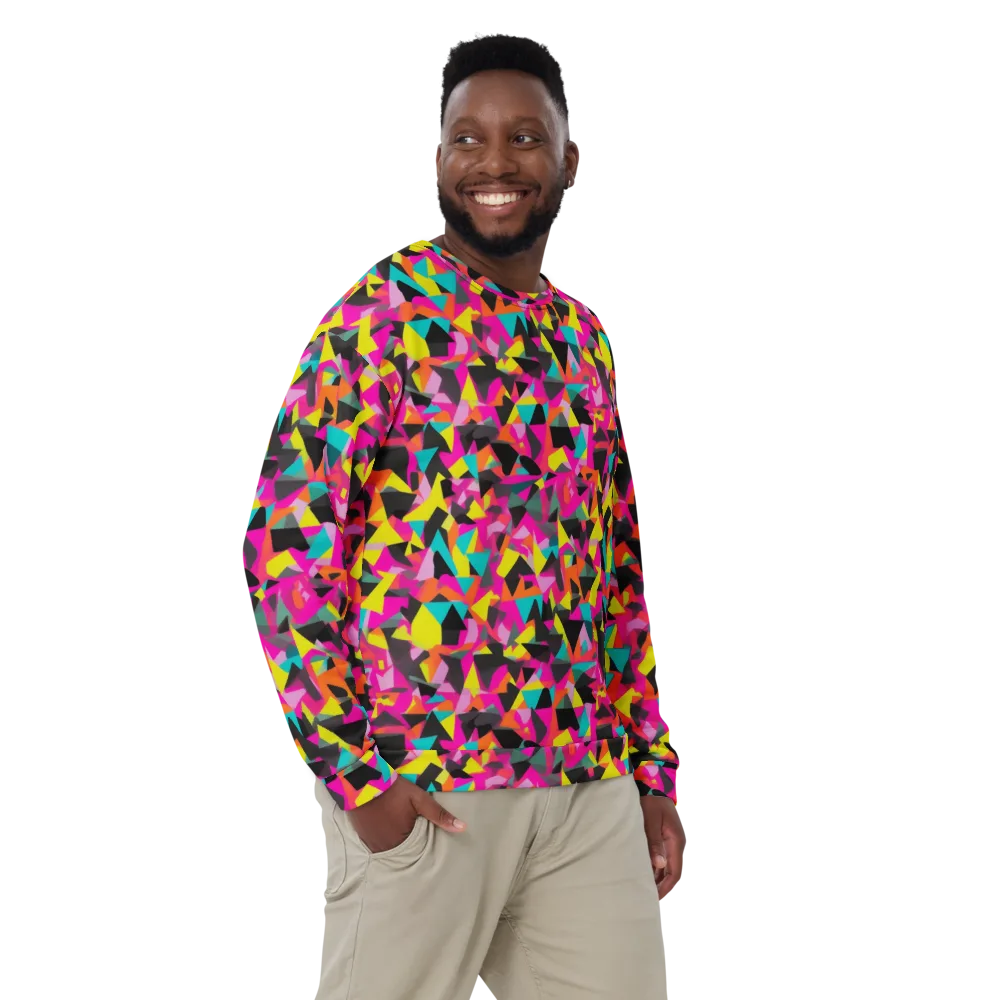 Afterparty Geometry on Sweatshirt — Front