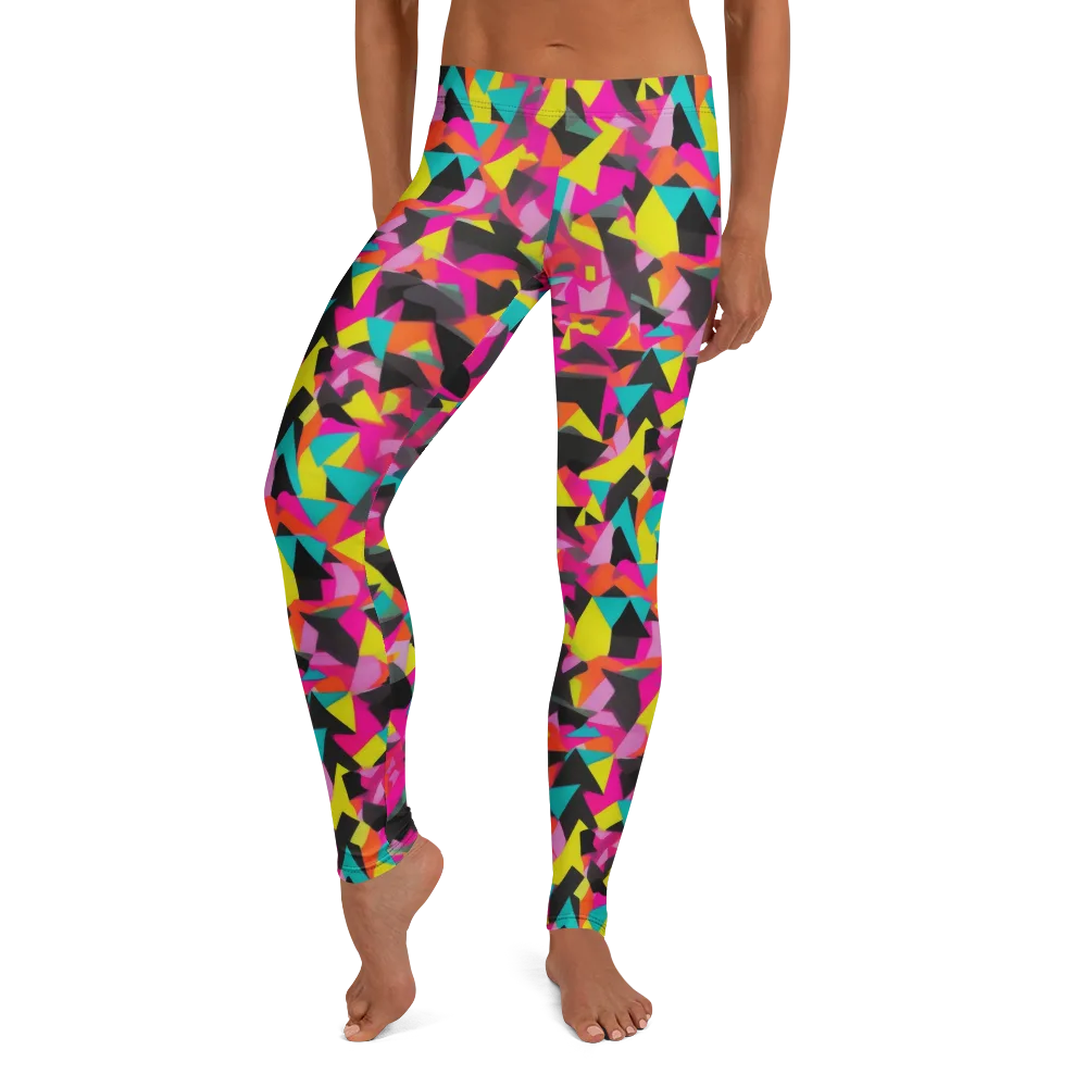 Afterparty Geometry on Leggings — Front