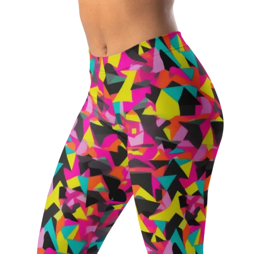 Afterparty Geometry on a Leggings
