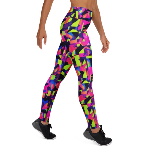 Synthetic Summer on a Yoga Leggings