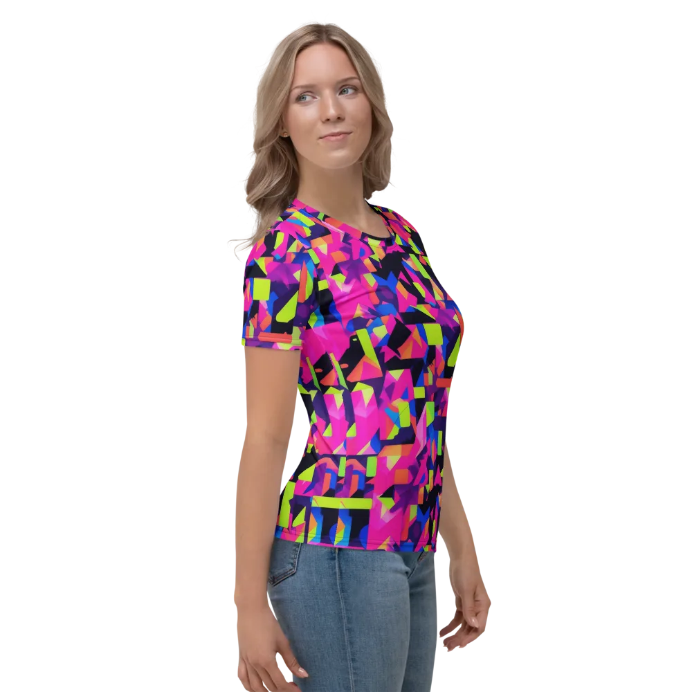 Synthetic Summer on Women's Crew Neck T-Shirt — Right