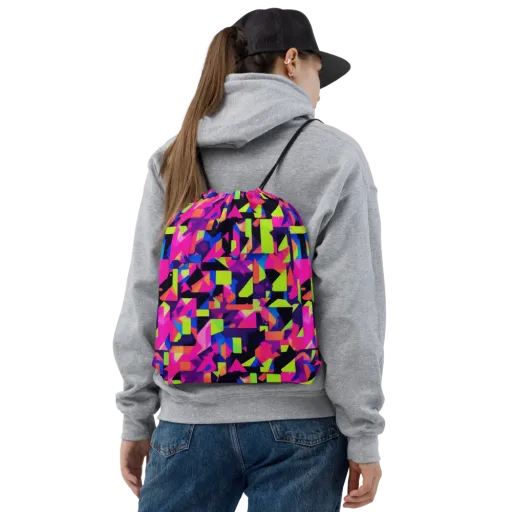 Synthetic Summer on a Drawstring Bag