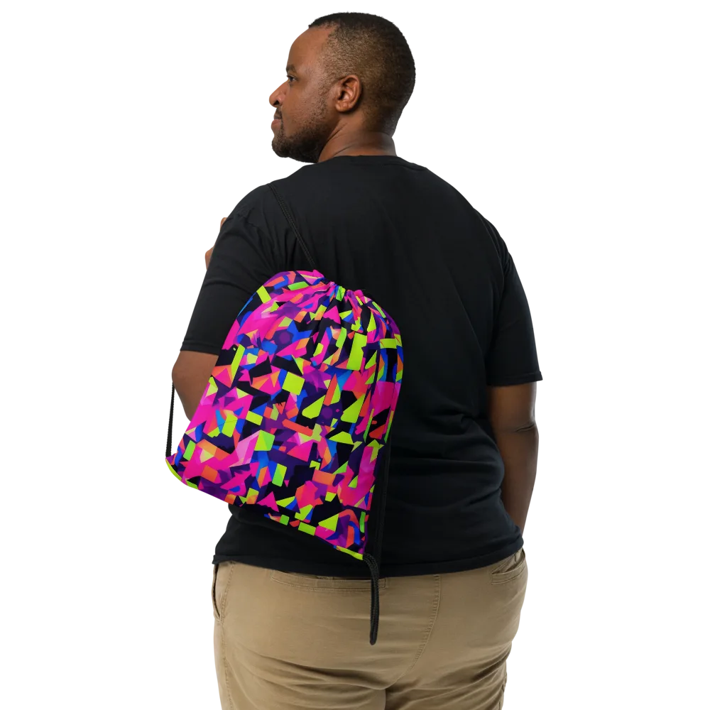 Synthetic Summer on Drawstring Bag — Front