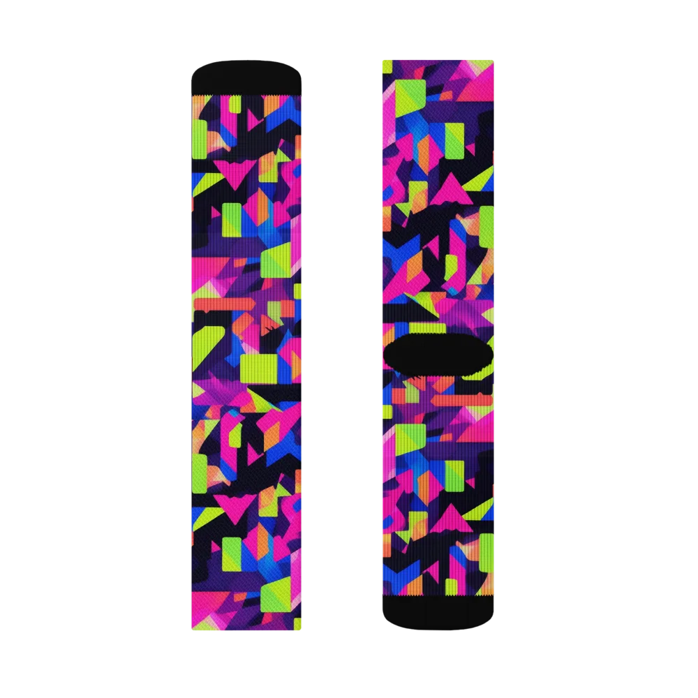 Synthetic Summer on Socks — Right Sock