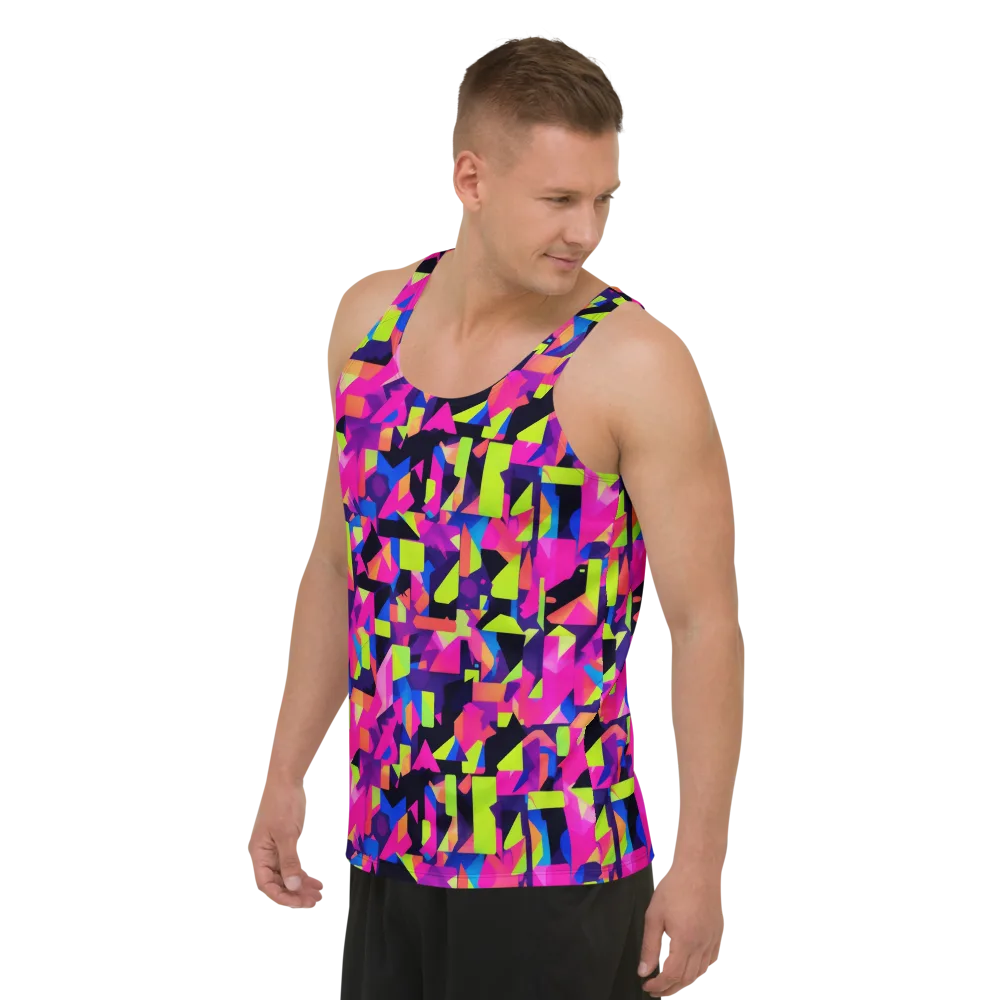 Synthetic Summer on Men's Tank Top — Left Front