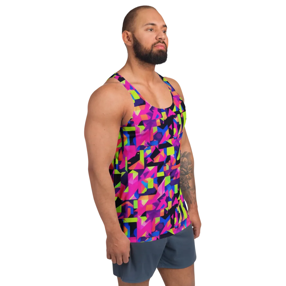 Synthetic Summer on Men's Tank Top — Right Front