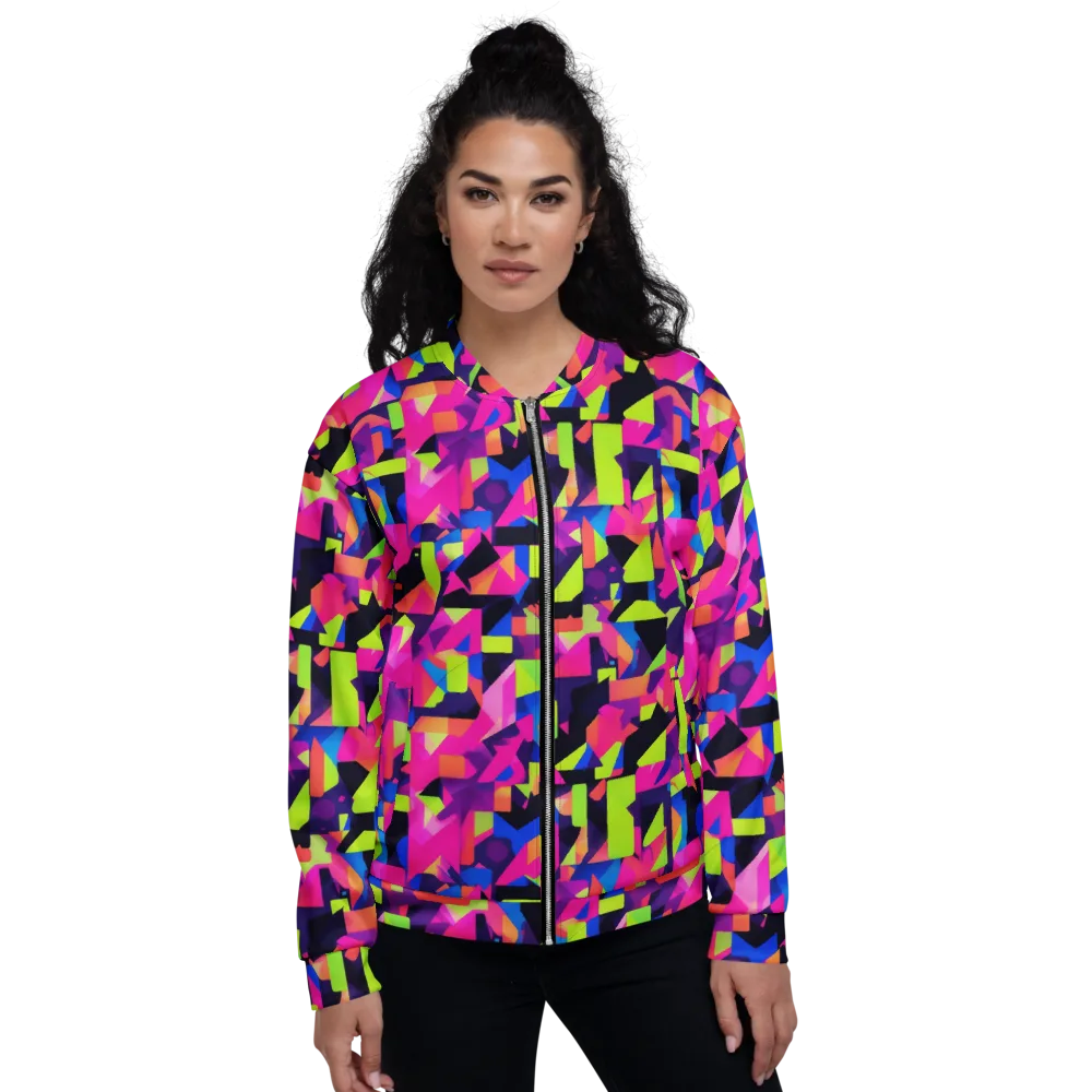 Synthetic Summer on Bomber Jacket — Front