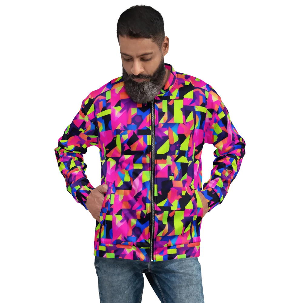 Synthetic Summer on Bomber Jacket — Front